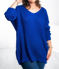 Женская бирюзовая блузка больших размеров цена и информация | Женские кофты | kaup24.ee