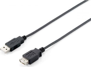 удлинительный USB-кабель Equip 128851 3 m Чёрный цена и информация | Кабели и провода | kaup24.ee