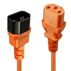 Lindy IEC, 1 m цена и информация | Кабели и провода | kaup24.ee