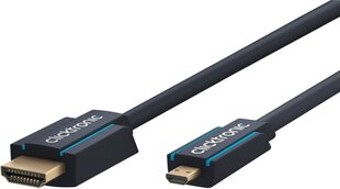 Clicktronic, HDMI/HDMI Micro, 3 m цена и информация | Кабели и провода | kaup24.ee