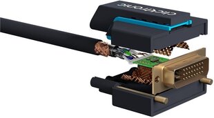 Clicktronic DVI-D Dual Link, 5 m цена и информация | Кабели и провода | kaup24.ee