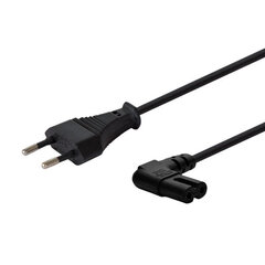 SAVIO CL-144 Power cable Black 3 m angled цена и информация | Кабели и провода | kaup24.ee