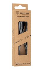 Tactical Fast Rope Kevlar Cable USB-C|Lightning MFi 1m Grey цена и информация | Кабели и провода | kaup24.ee