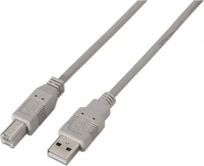 Кабель USB 2.0 A — USB B Aisens A101-0002 Бежевый цена и информация | Кабели и провода | kaup24.ee