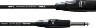 Cordial Silver Line, Aux 6.3 mm/XLR, 10 m hind ja info | Kaablid ja juhtmed | kaup24.ee