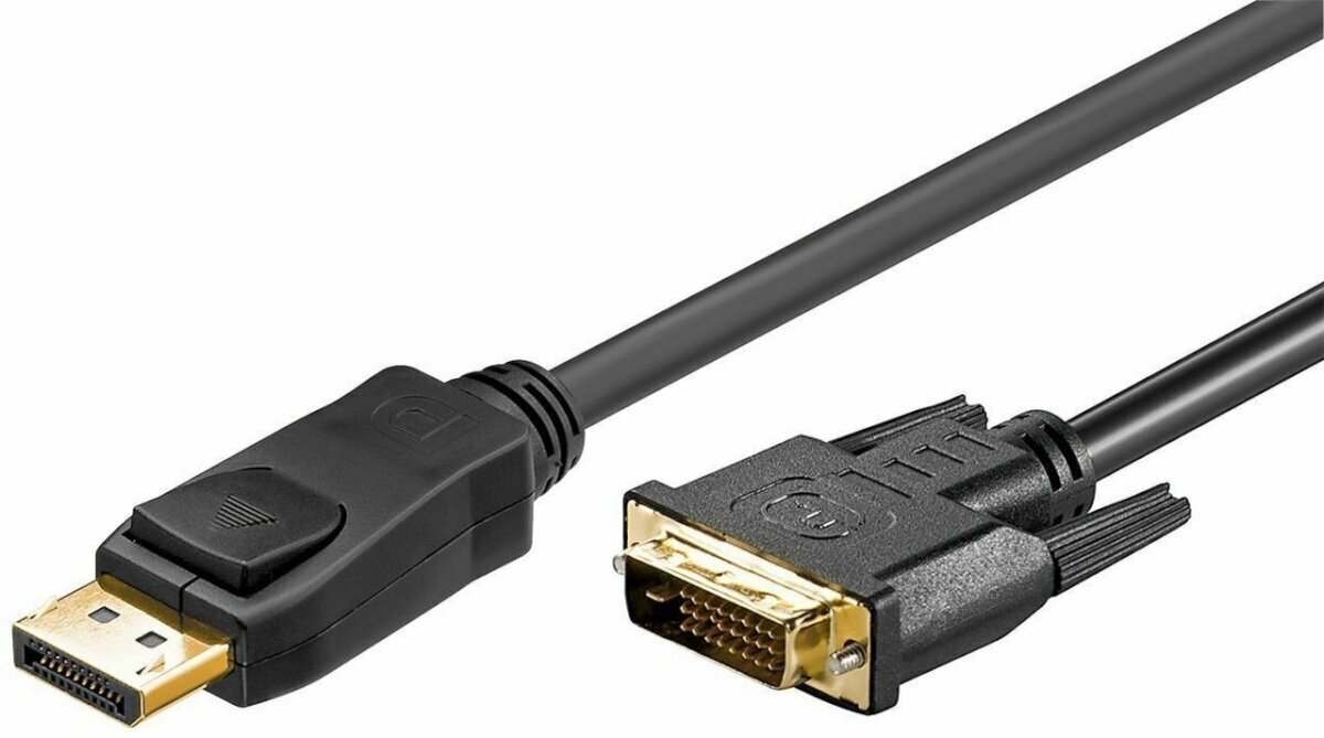 Goobay DisplayPort/DVI-D Dual Link, 1 m hind ja info | Kaablid ja juhtmed | kaup24.ee