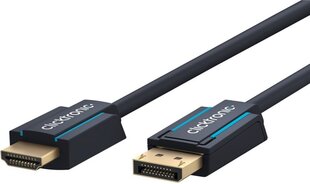 Clicktronic, DP/HDMI, 5 m цена и информация | Кабели и провода | kaup24.ee
