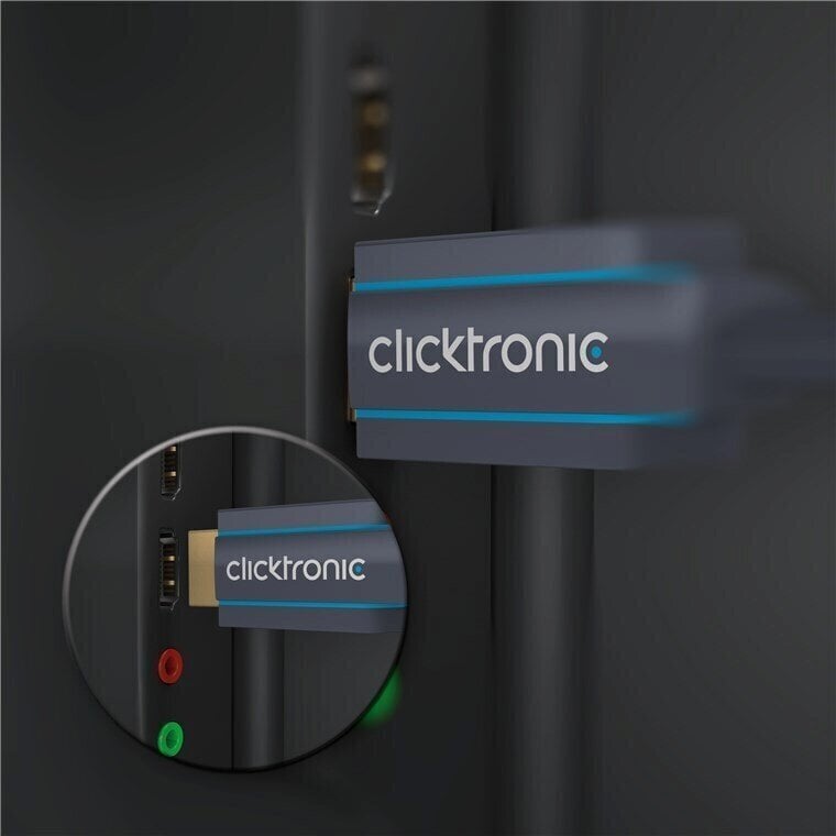 Clicktronic, DP/HDMI, 5 m hind ja info | Kaablid ja juhtmed | kaup24.ee