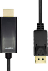 Fujtech, DP/HDMI, 5 m цена и информация | Кабели и провода | kaup24.ee