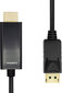Fujtech DisplayPort/HDMI, 5 m hind ja info | Kaablid ja juhtmed | kaup24.ee