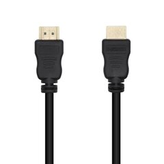 Кабель HDMI Aisens Cable HDMI V1.4 Alta Velocidad 14+1 CCS, A/M-A/M, Negro, 1.0m цена и информация | Кабели и провода | kaup24.ee