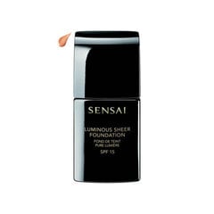Жидкая основа для макияжа Sensai Luminous Sheer SPF15 30 мл цена и информация | Пудры, базы под макияж | kaup24.ee
