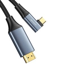 USB Cable Type-C | HDMI | 4K | 2m Joyroom SY-20C1 (gray) цена и информация | Кабели и провода | kaup24.ee