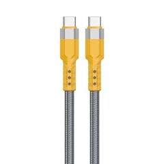 USB-C to USB-C cable Dudao L23CC 120W 1m (grey) цена и информация | Кабели и провода | kaup24.ee