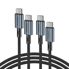 Cable USB-C do USB-C Choetech XCC-1014, PD 60W 1.2m (black) цена и информация | Кабели и провода | kaup24.ee