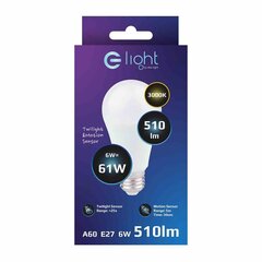 LED pirn Eko-Light E27, 510 lm, 3000 K, 1 tk цена и информация | Лампочки | kaup24.ee