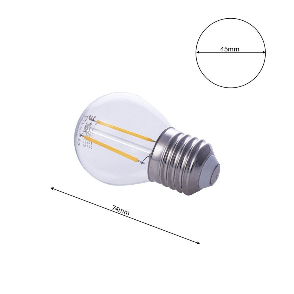 LED hõõgpirn Eko-Light, E27, 250 lm, 2700 K, 1 tk. цена и информация | Lambipirnid, lambid | kaup24.ee