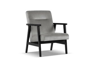 Кресло Cosmopolitan Design Tomar, серый/черный цвет цена и информация | Кресла в гостиную | kaup24.ee