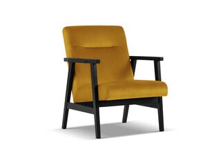 Кресло Cosmopolitan Design Tomar, желтый/черный цвет цена и информация | Кресла в гостиную | kaup24.ee