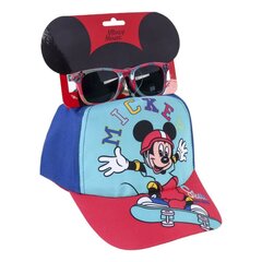 Laste nokamüts Mickey Mouse, Türkiissinine, 51 cm цена и информация | Аксессуары для детей | kaup24.ee