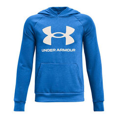 Dressipluus kapuutsiga meestele Under Armour Rival Big Logo, Sinine hind ja info | Meeste spordiriided | kaup24.ee