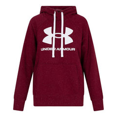 Dressipluus kapuutsiga Under Armour Fleece Rival, Punane hind ja info | Naiste spordiriided | kaup24.ee