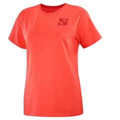 Lühikeste varrukatega T-särk meestele Salomon Outlife Small Logo Oranž цена и информация | Спортивная одежда для женщин | kaup24.ee