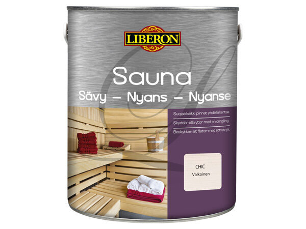Peits Liberon Sauna 2.5L valge hind ja info | Värvid | kaup24.ee