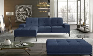 Левый угловой диван и пуфик Eltap Torrense, темно-синий цвет цена и информация | Угловые диваны | kaup24.ee
