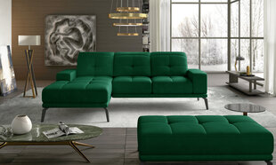 Левый угловой диван и пуфик Eltap Torrense, зеленого цвета цена и информация | Угловые диваны | kaup24.ee