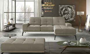 Правый угловой диван и пуфик Eltap Torrense, бежевый цвет цена и информация | Угловые диваны | kaup24.ee