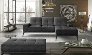 Правый угловой диван и пуфик Eltap Torrense, серый цвет цена и информация | Угловые диваны | kaup24.ee