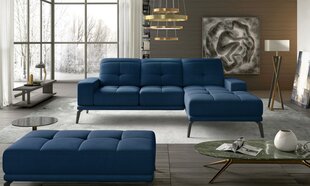 Комплект из правого углового дивана и пуфа Eltap Torrense, синий цвет цена и информация | Угловые диваны | kaup24.ee