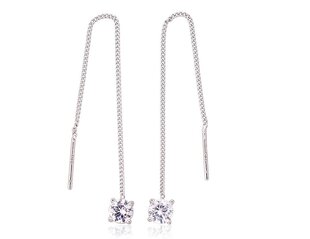 Серебряные серьги для женщин SAU022 цена и информация | Серьги | kaup24.ee