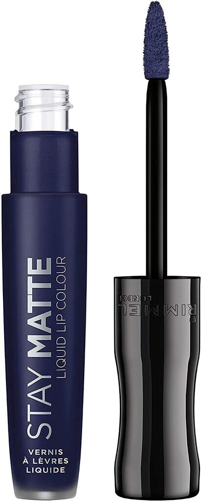 Vedel huulevärv Rimmel Stay Matte Liquid 830 Blue Iris 5,5 ml hind ja info | Huulepulgad, -läiked, -palsamid, vaseliin | kaup24.ee