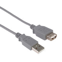 PremiumCord USB 2.0 Extension Cable, A-A, 0.5m, hall hind ja info | USB jagajad, adapterid | kaup24.ee