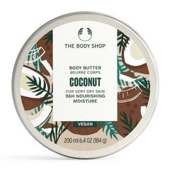 Kehavõi kuivale nahale The Body Shop Coconut Body Butter, 200 ml цена и информация | Кремы, лосьоны для тела | kaup24.ee