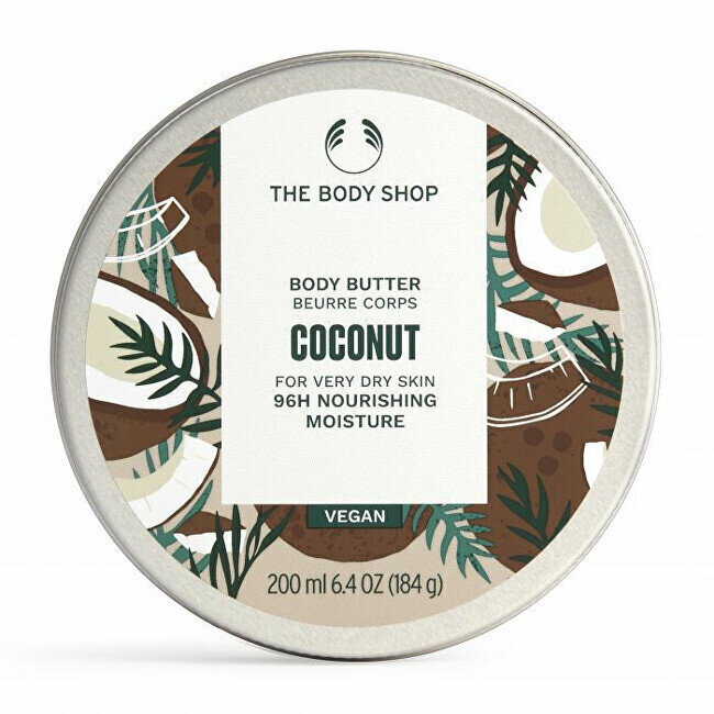 Kehavõi kuivale nahale The Body Shop Coconut Body Butter, 200 ml hind ja info | Kehakreemid, losjoonid | kaup24.ee