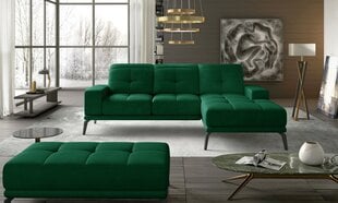 Правый угловой диван и пуфик Eltap Torrense, зеленый цвет цена и информация | Угловые диваны | kaup24.ee