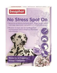 Rahustava toimega tilgad koertele Beaphar No Stress Spot On, 0,7 ml x 3 цена и информация | Пищевые добавки и анти-паразитные товары | kaup24.ee