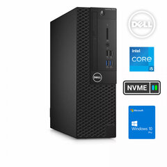 3050 SFF i5-7500 16GB 512GB SSD 1TB HDD Windows 10 Pro hind ja info | Lauaarvutid | kaup24.ee