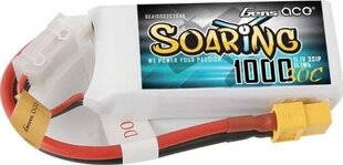 Gens Ace Soaring 1000mAh 11.1V 30C 3S1P XT60 battery цена и информация | Аккумуляторы | kaup24.ee