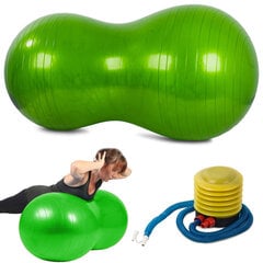 Gymnastic ball fitness peanut bean large цена и информация | SportVida Фитнес упражнений & Реабилитации мяч 55CM диаметр с насосом Коралллого Розовый | kaup24.ee