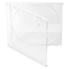 Cover IT Box Jewel + Tray / Plastic Cover for 2 CD / 10mm / Black / 10pack цена и информация | Виниловые пластинки, CD, DVD | kaup24.ee