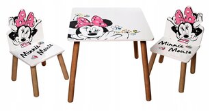 Детский стол со стульчиками DISNEY MINNIE MICKEY MOUSE MINI цена и информация | Детские столы и стулья | kaup24.ee