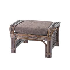 Пуф RattaNeo Alhambra p6 коричневого цвета цена и информация | Кресла-мешки и пуфы | kaup24.ee
