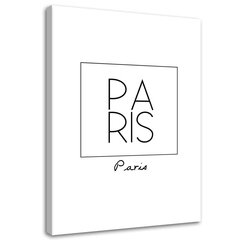 Seinapilt kiri Paris цена и информация | Картины, живопись | kaup24.ee