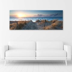 Репродукция закат на пляже у моря  цена и информация | Картины, живопись | kaup24.ee