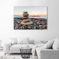 Репродукция камни дзен на пляже цена и информация | Картины, живопись | kaup24.ee