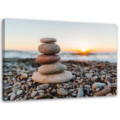 Репродукция камни дзен на пляже цена и информация | Картины, живопись | kaup24.ee